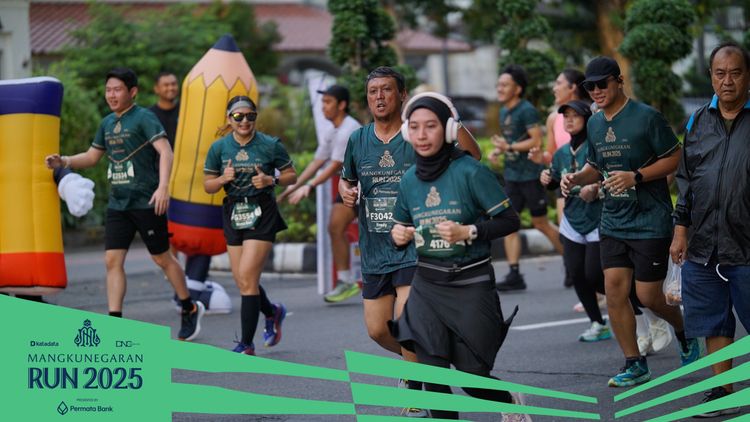Race photo from Mangkunegaran Run 2025