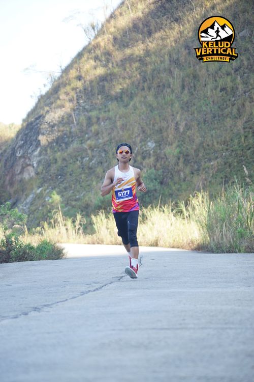 Race photo from Kelud Vertical Challenge 2024