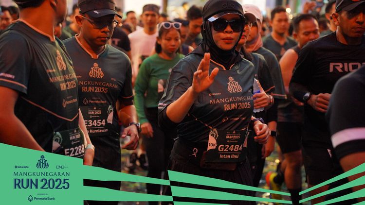 Race photo from Mangkunegaran Run 2025