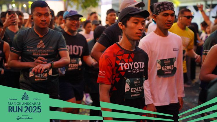 Race photo from Mangkunegaran Run 2025