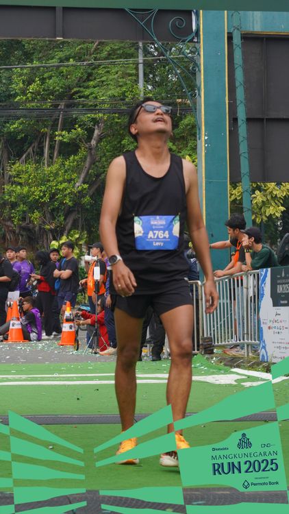 Race photo from Mangkunegaran Run 2025