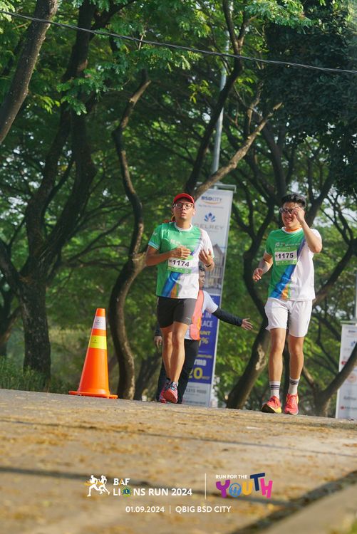 Race photo from BAF LIONS RUN 2024