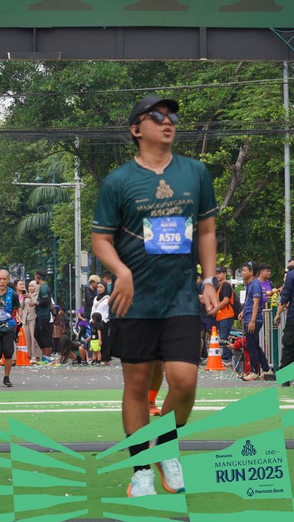 Race photo from Mangkunegaran Run 2025