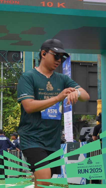 Race photo from Mangkunegaran Run 2025