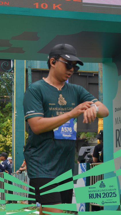 Race photo from Mangkunegaran Run 2025