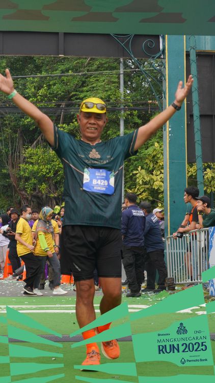 Race photo from Mangkunegaran Run 2025
