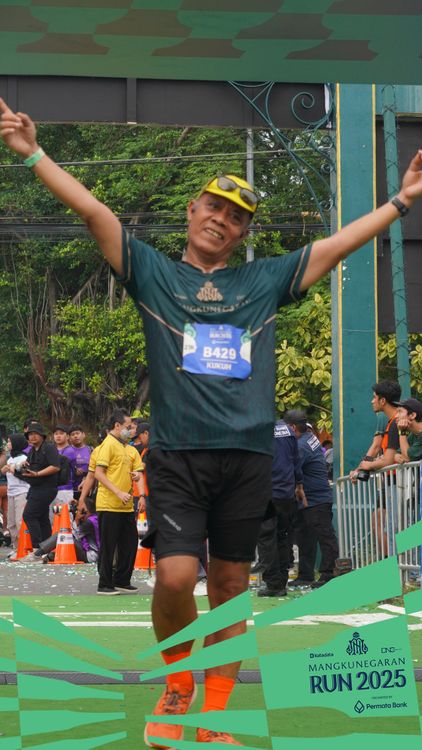 Race photo from Mangkunegaran Run 2025