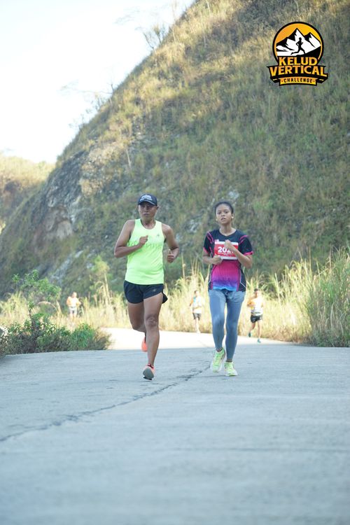 Race photo from Kelud Vertical Challenge 2024