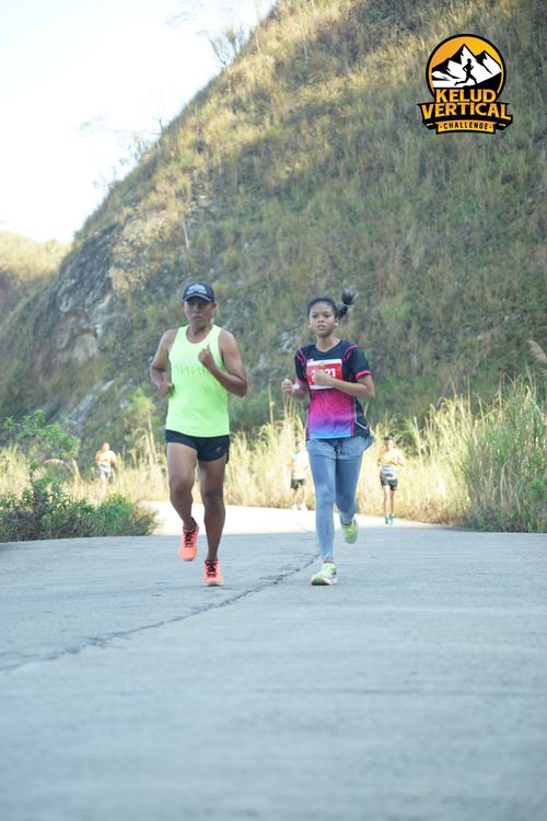 Race photo from Kelud Vertical Challenge 2024