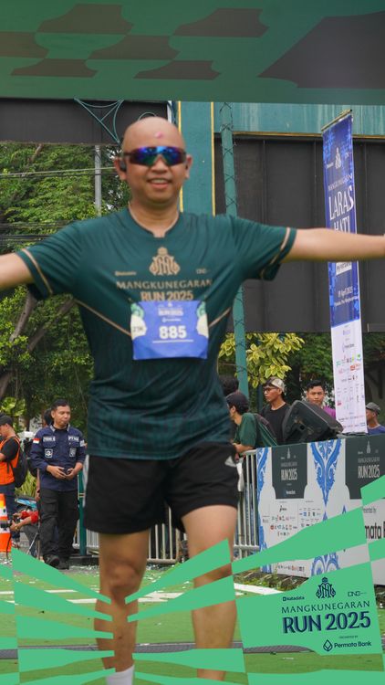 Race photo from Mangkunegaran Run 2025