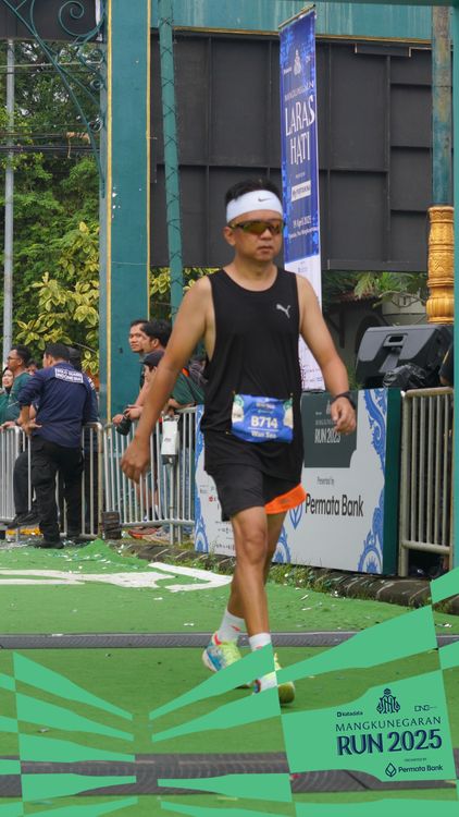Race photo from Mangkunegaran Run 2025