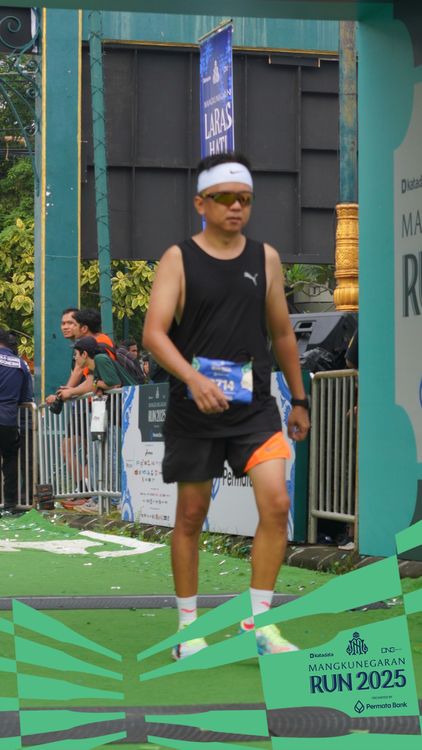 Race photo from Mangkunegaran Run 2025