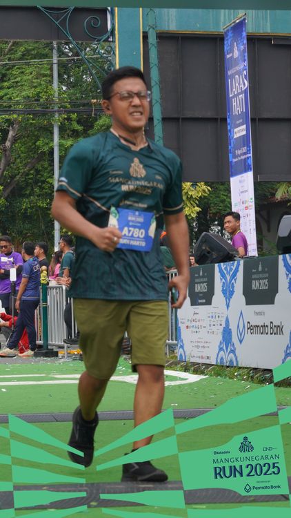Race photo from Mangkunegaran Run 2025