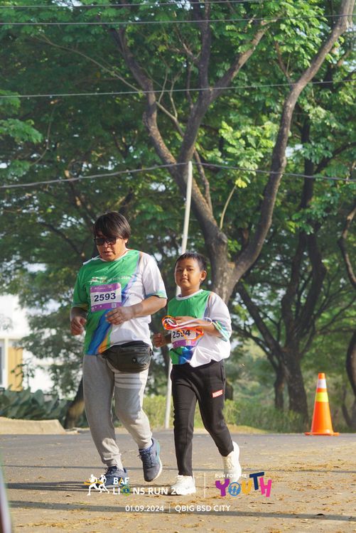 Race photo from BAF LIONS RUN 2024