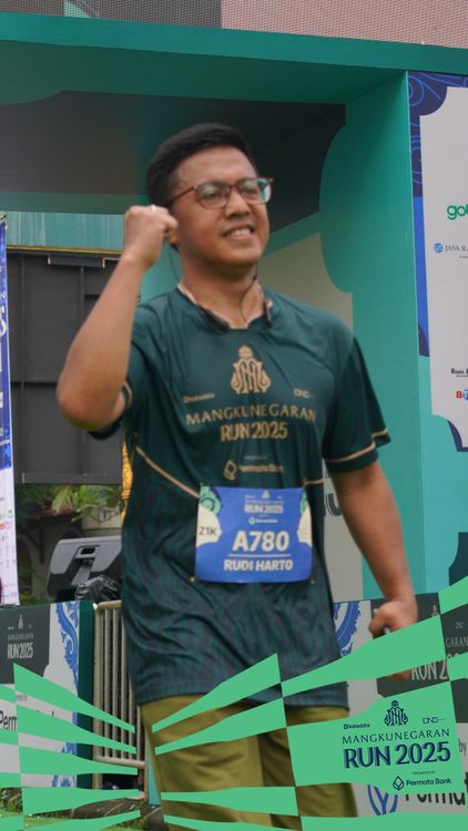 Race photo from Mangkunegaran Run 2025