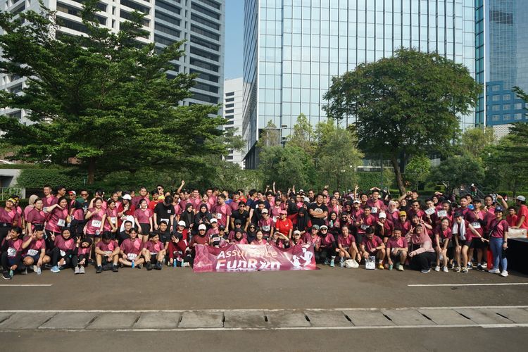 Race photo from Assurance Fun Run 2024