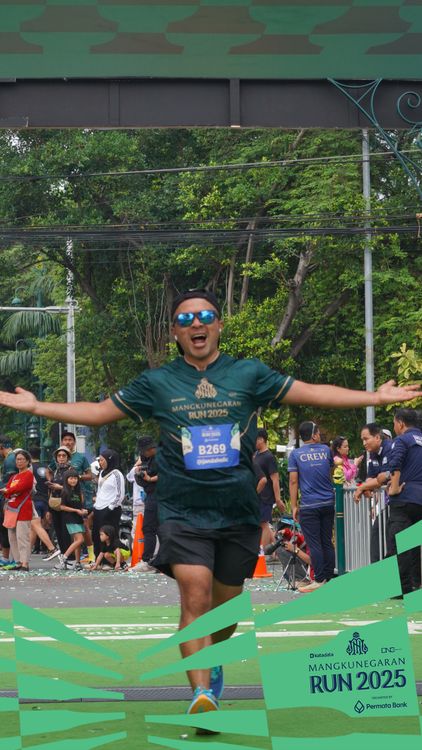 Race photo from Mangkunegaran Run 2025