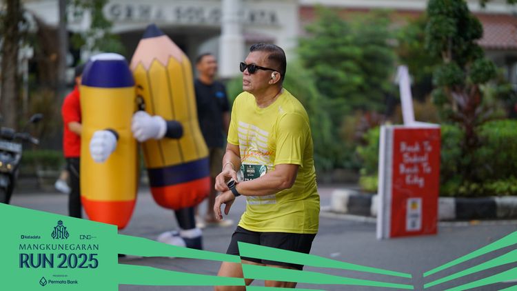 Race photo from Mangkunegaran Run 2025