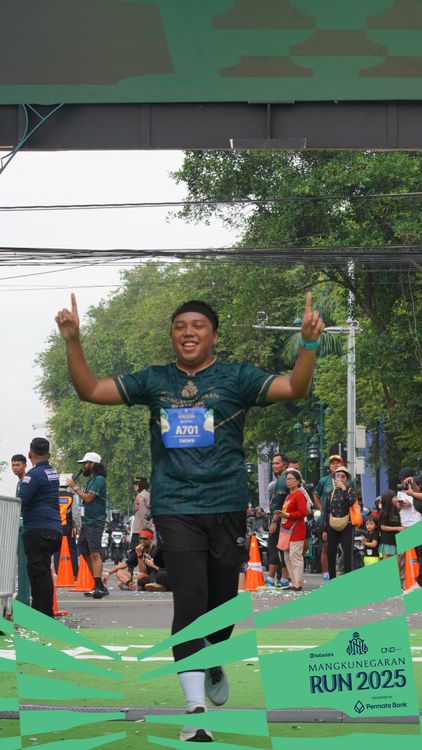 Race photo from Mangkunegaran Run 2025