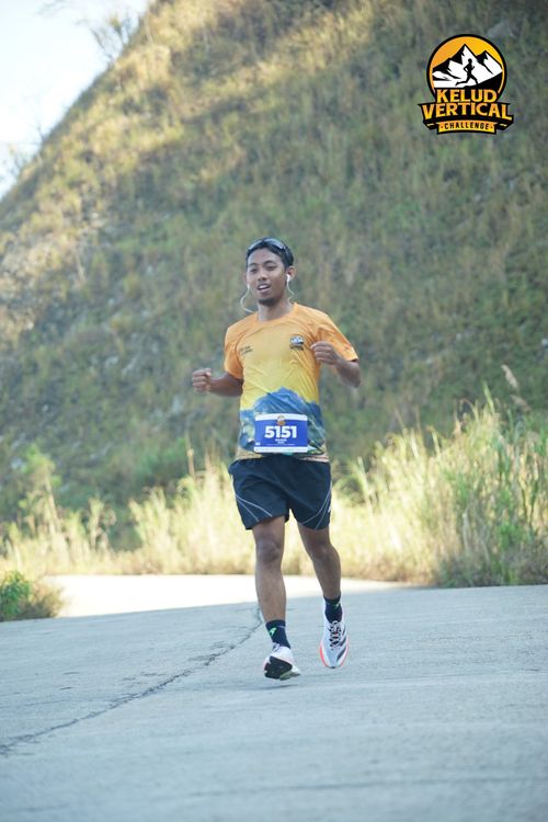 Race photo from Kelud Vertical Challenge 2024