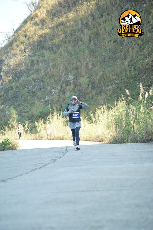 Race photo from Kelud Vertical Challenge 2024