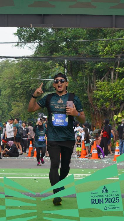 Race photo from Mangkunegaran Run 2025