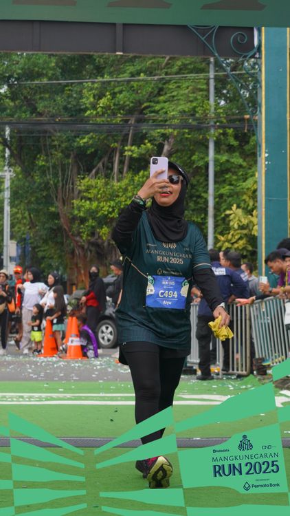 Race photo from Mangkunegaran Run 2025