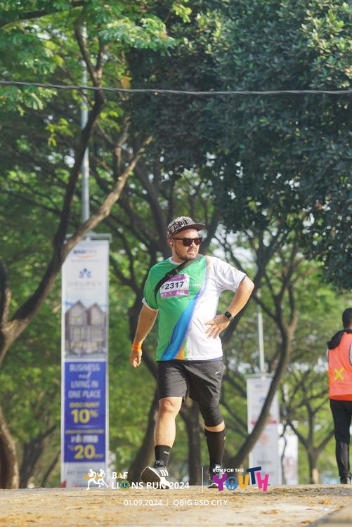 Race photo from BAF LIONS RUN 2024