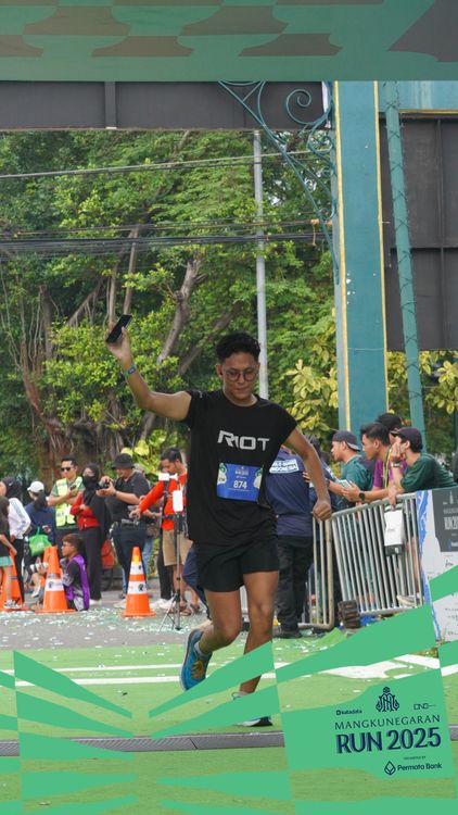 Race photo from Mangkunegaran Run 2025