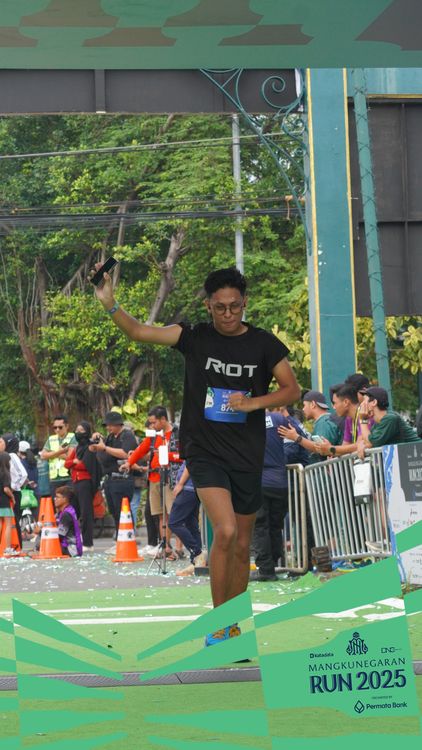 Race photo from Mangkunegaran Run 2025