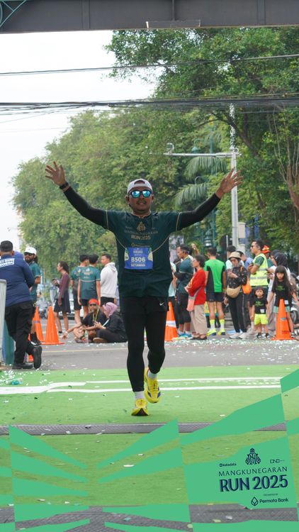Race photo from Mangkunegaran Run 2025