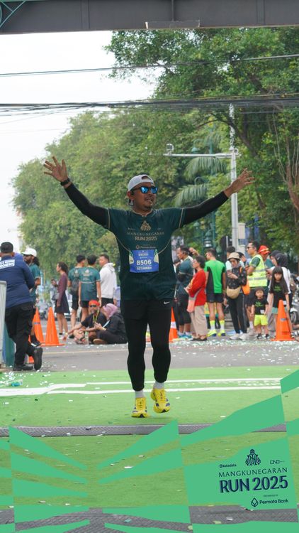 Race photo from Mangkunegaran Run 2025