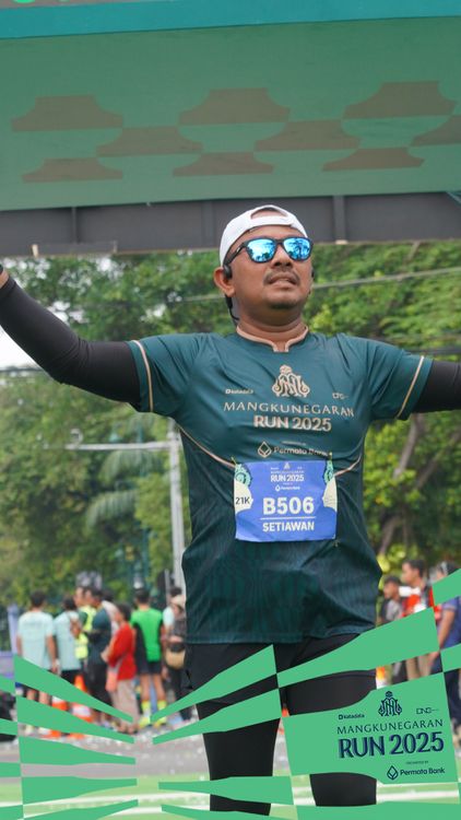 Race photo from Mangkunegaran Run 2025