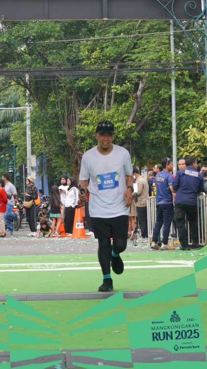 Race photo from Mangkunegaran Run 2025