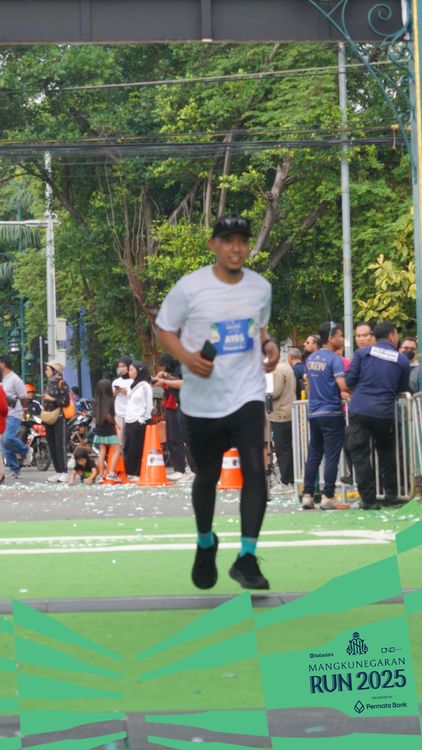 Race photo from Mangkunegaran Run 2025