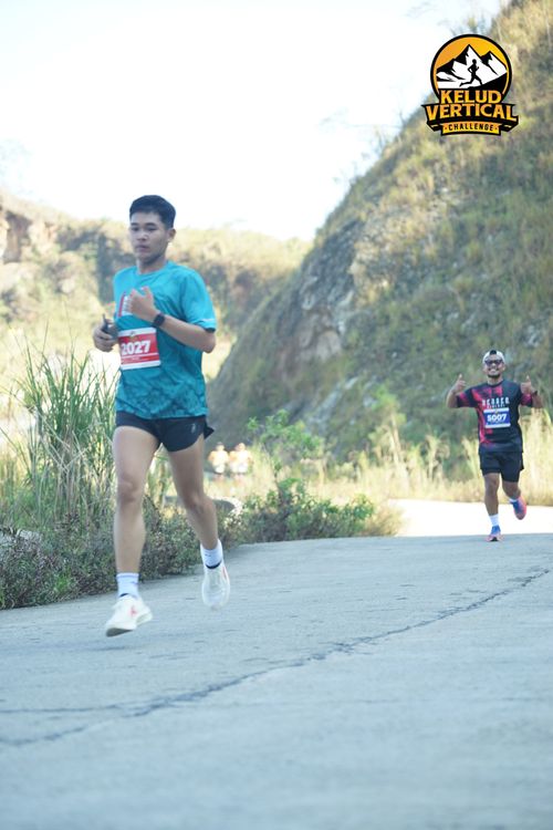 Race photo from Kelud Vertical Challenge 2024