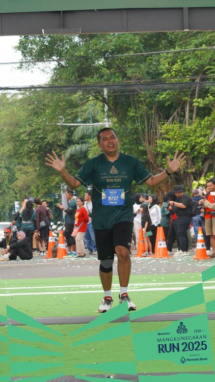 Race photo from Mangkunegaran Run 2025