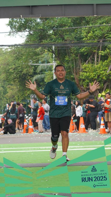 Race photo from Mangkunegaran Run 2025