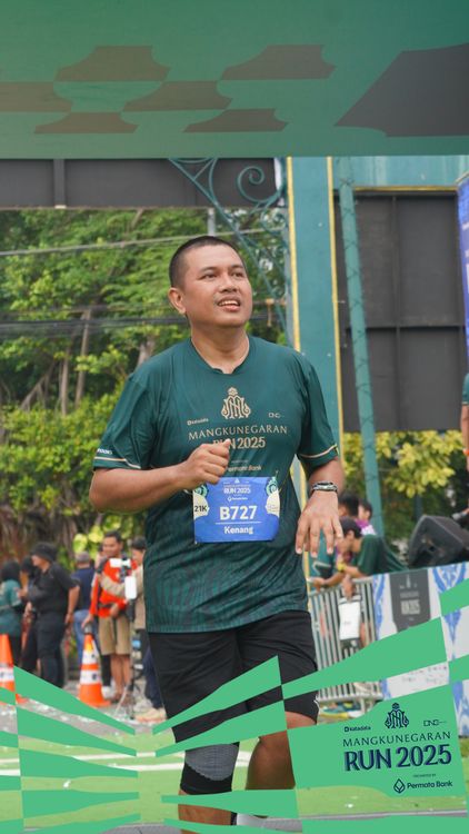 Race photo from Mangkunegaran Run 2025