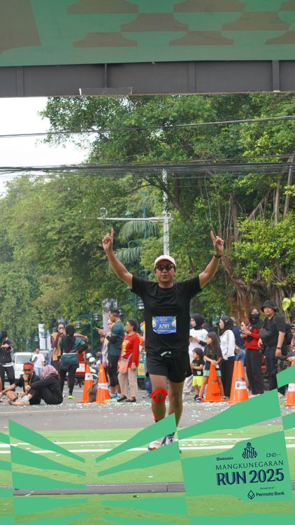 Race photo from Mangkunegaran Run 2025