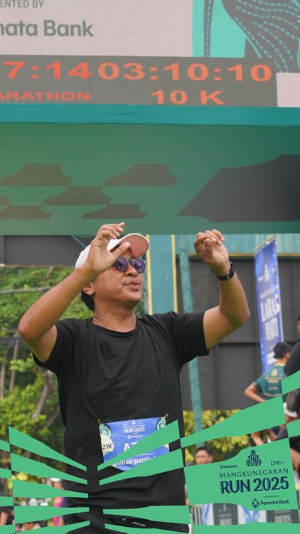 Race photo from Mangkunegaran Run 2025