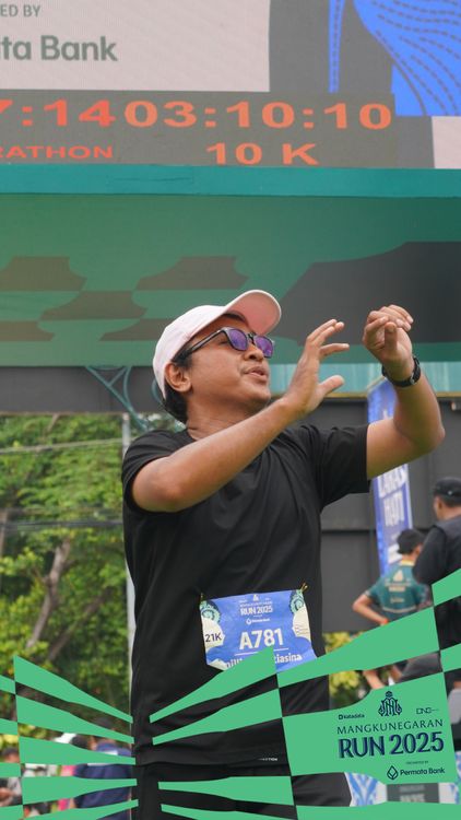 Race photo from Mangkunegaran Run 2025