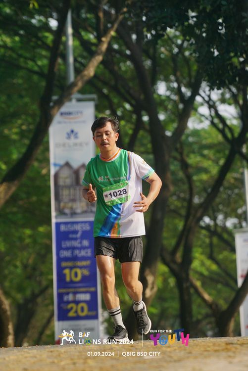 Race photo from BAF LIONS RUN 2024