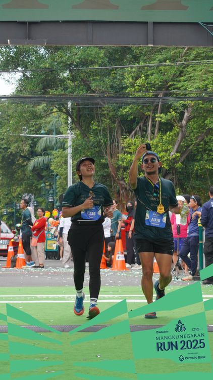 Race photo from Mangkunegaran Run 2025