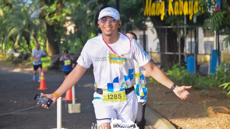 Race photo from Taman Budaya x BOGORUN 2025