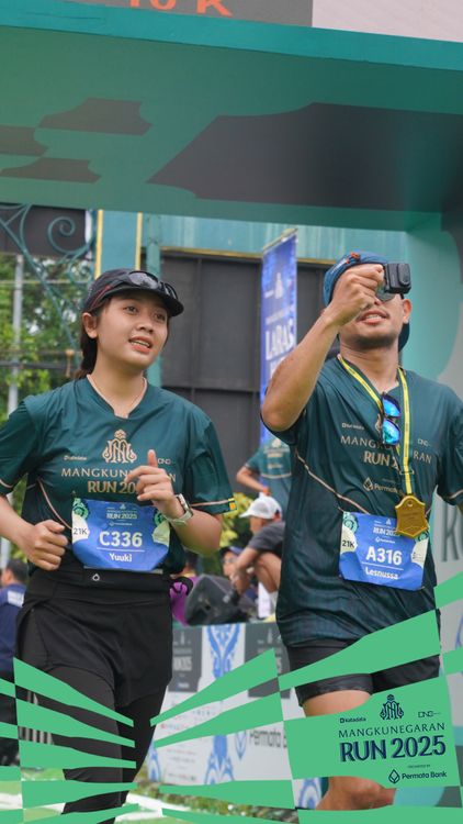 Race photo from Mangkunegaran Run 2025