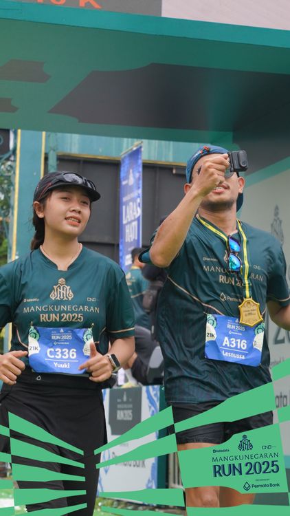 Race photo from Mangkunegaran Run 2025