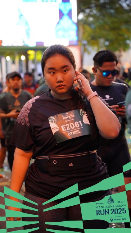 Race photo from Mangkunegaran Run 2025