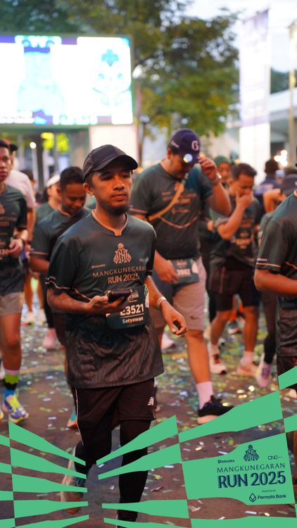 Race photo from Mangkunegaran Run 2025