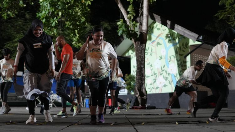 Race photo from ISC - Arutmin Borneo Run 